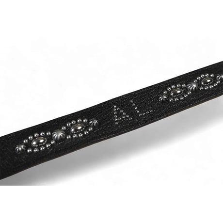 Goatskin & Calfskin Collar / Nocturne Trim Studs Design
