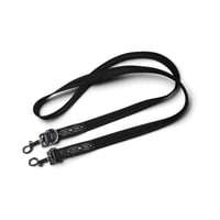 Goatskin & Sheet Woven Nylon Leash / Nocturne Trim Studs Design