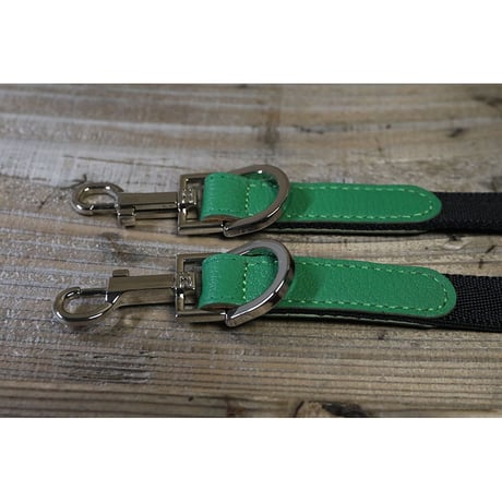 Dog & Owner Matching 20mm Plane Goatskin & Sheet Woven Nylon Leash