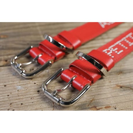 Dog & Owner Matching 25mm Studs Font Goatskin Collar & Bracelet