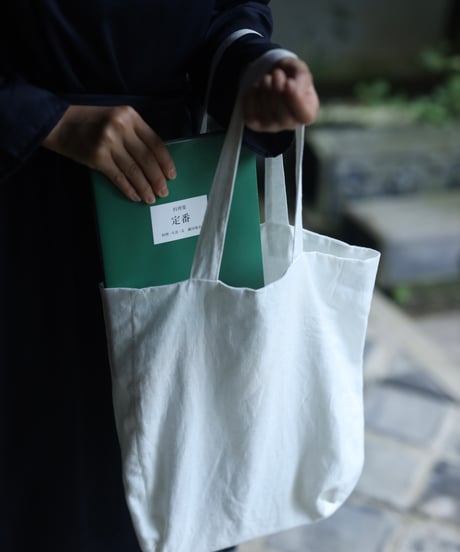 リネン bag・白