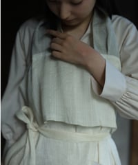 〔white〕るりいろ Apron / MAKI TEXTILE STUDIO
