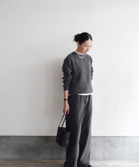 EMMACULATE/CREW NECK CARDIGAN