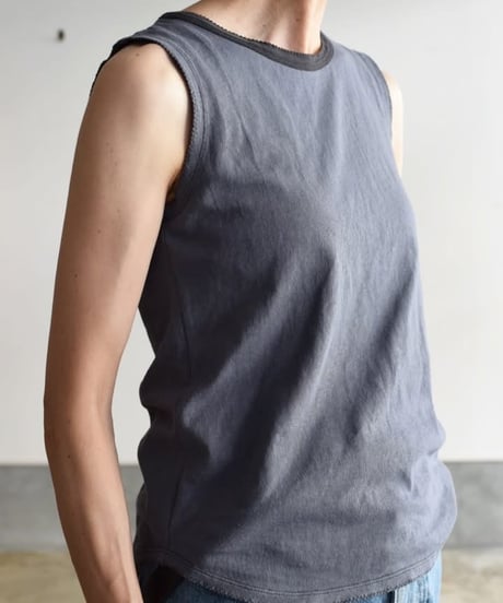 JOICEADDED/20PICOT HEM TANK TOP