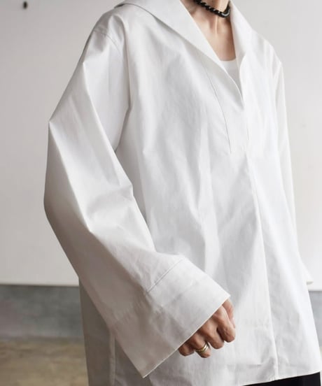 NikkiESSENTIAL PIECES/Cotton Linen Skipper Shirt