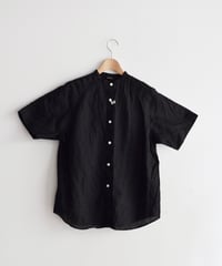 R&D.M.CO/LINEN GARMENT DYE RAGLAN HALF SLEEVE SHIRT
