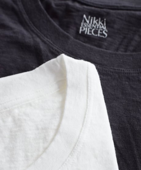 Nikki ESSENTIAL  PICES/Slub Yarn Cotton 2pack Trim Tee