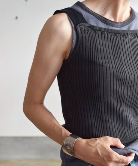 JOICEADDED/20PICOT HEM TANK TOP