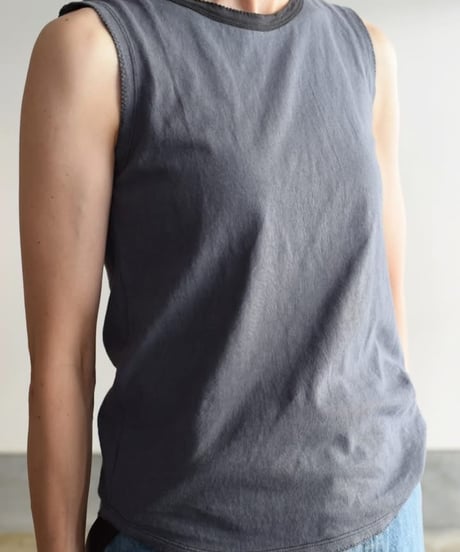 JOICEADDED/20PICOT HEM TANK TOP
