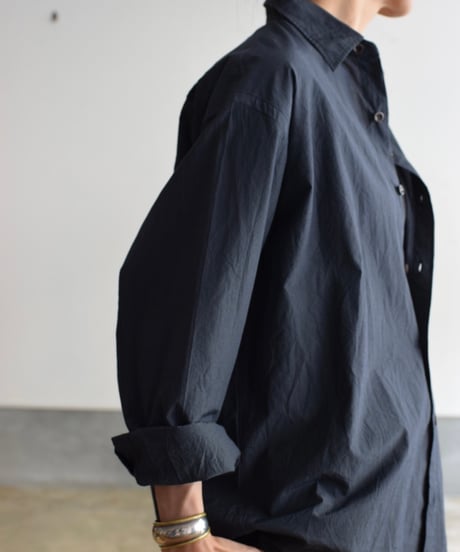 Nikki ESSENTIAL  PICES/Cotton Silk Check Standard Shirt