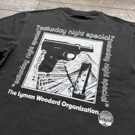 Strata Records×Jazzy Sport "The Lyman Woodard Organization/Saturday Night Special Tee/Vintage Black