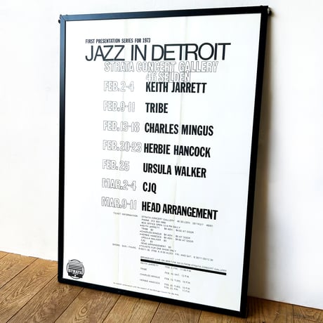 【ポスター】Strata Records×Jazzy Sport "Jazz In Detroit''