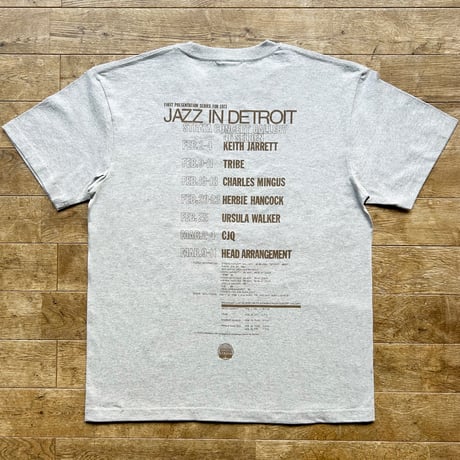 Strata Records×Jazzy Sport "Jazz In Detroit"T-Shirts/Grey