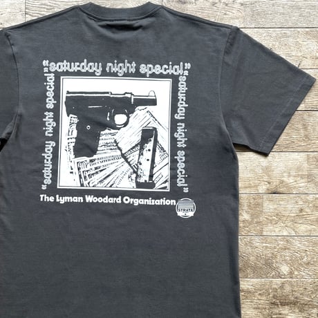 Strata Records×Jazzy Sport "The Lyman Woodard Organization/Saturday Night Special Tee/Vintage Black