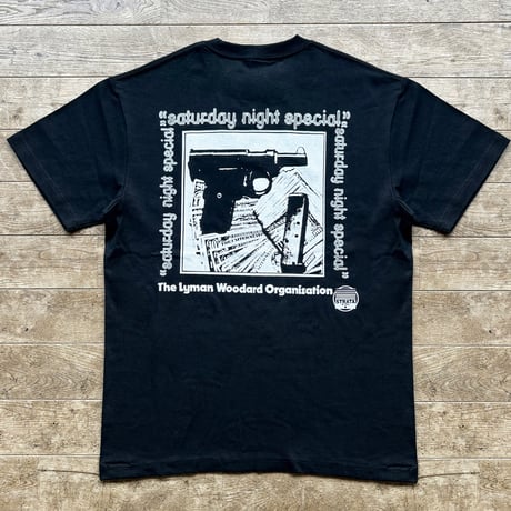 Strata Records×Jazzy Sport "The Lyman Woodard Organization/Saturday Night Special T-Shirts（Black）