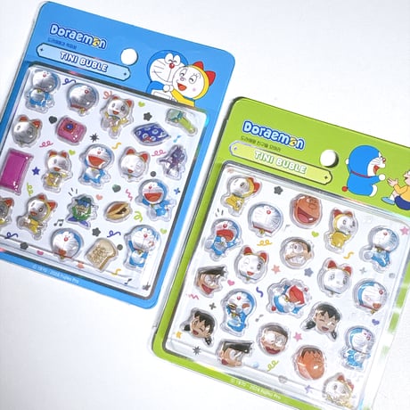 【韓国シール】TINI BUBLE STICKER《ドラえもん》ミニバージョン シール