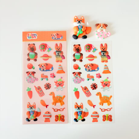 【予約11月下旬発送！】【SOSOM ROOM】ORANGE VILLAGE シール