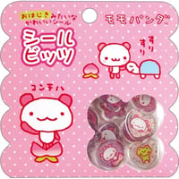 【シールビッツ 】 《モモパンダ》 おはじき風シール