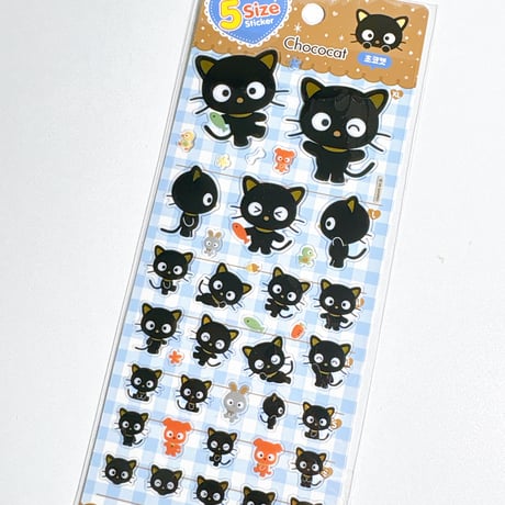 【5sizeステッカー】 韓国限定シール《サンリオ/チョコキャット》シール ステッカー
