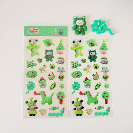 【予約11月下旬発送！】【SOSOM ROOM】GREEN VILLAGE シール