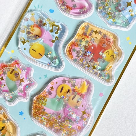 【ウォーターinシール】《プチプチアニメ/ニャッキ！ 》ステッカーシール