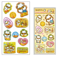 【シャカシャカシール】 《サンリオキャラクターズ/コロコロクリリン(オレンジ)》 ステッカーシール