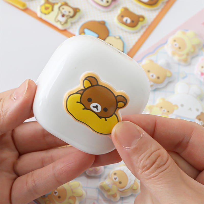 韓国シール】MARSHMALLOW STICKER《リラックマ》クッションシール