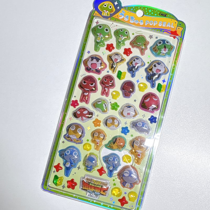 うるちゅるポップシール】 《ケロロ軍曹》 シール ステッカー