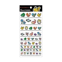【4サイズステッカー】 ポケモンピクセルアート《ピカチュウ》 シール ステッカー