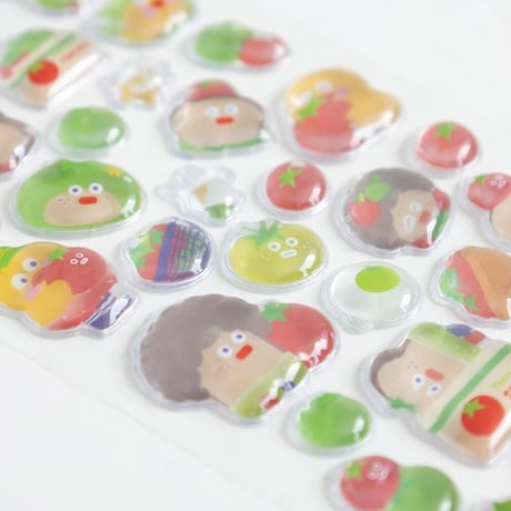【韓国シール】3D EMBO Sticker《Brunch Brother》シール