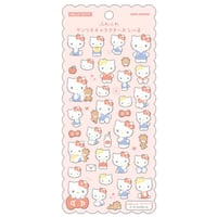 【ふわふわサンリオキャラクターズシール】 ハローキティ ステッカーシール