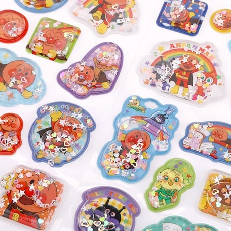 【ウォーターステッカー】韓国限定！アンパンマン シール ステッカー