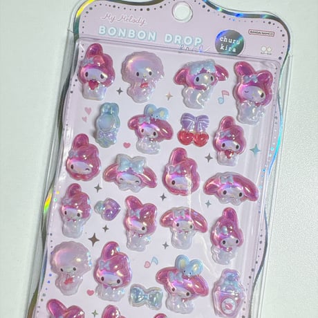 【ボンボンドロップシールchurukira】《マイメロディ》シール ステッカー