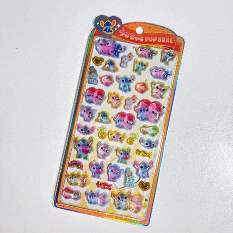 【うるちゅるポップシール】  《ディズニー/スティッチ》 シール ステッカー