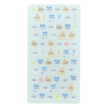 【ボンボンドロップシール mini】 《ちいかわ×ハチワレ×うさぎ》シール ステッカー