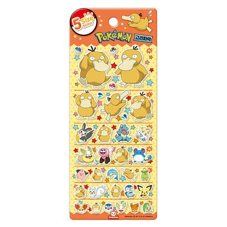 【5sizeステッカー】 韓国限定シール《ポケモン/コダック》シール ステッカー