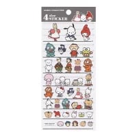 【4サイズステッカー】  《サンリオキャラクターズMIX》 シール ステッカー
