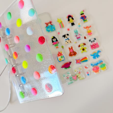 【予約11月下旬発送！】【SOSOM ROOM】CLAY DOT BINDER  (A7,band type)