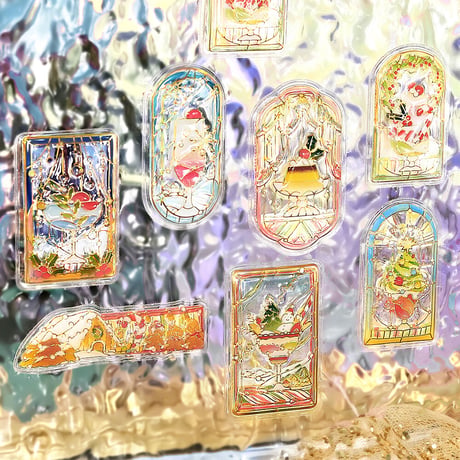《BGM/ビージーエム》2026クリスマス限定　きゅるるんシール