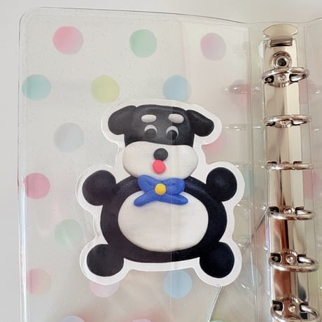 【予約11月下旬発送！】【SOSOM ROOM】CLAY DOT BINDER  (A7,band type)