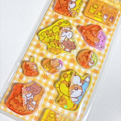 【ウォーターインシール】 《サンリオキャラクターズ/コロコロクリリン(オレンジ)》 ステッカーシール