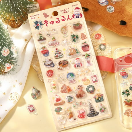 《BGM/ビージーエム》2026クリスマス限定　きゅるるんシール