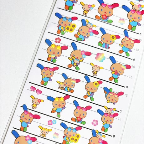 【4サイズステッカー】  《ウサハナ(日焼け)》 シール ステッカー