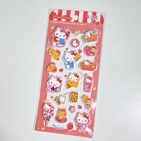 《ジュエルマシュマロステッカーズ》サンリオキャラクターハローキティ クッションシール