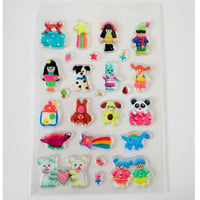 【予約11月下旬発送！】【SOSOM ROOM】block sticker 3 (Sticker105*148mm)