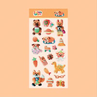 【予約11月下旬発送！】【SOSOM ROOM】ORANGE VILLAGE シール