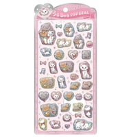 【うるちゅるポップシール】  《ディズニー/おしゃれキャット》 シール ステッカー