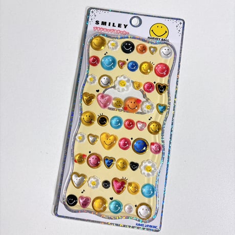 【プチドロップステッカー】《スマイリー》ステッカーシール