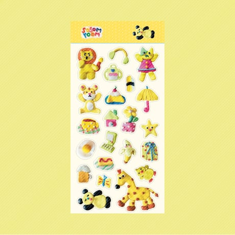 【予約11月下旬発送！】【SOSOM ROOM】YELLOW VILLAGE シール