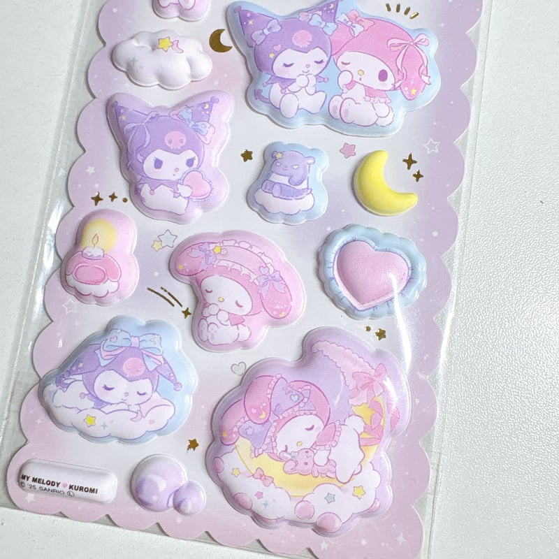 もちもちマシュマロシール】 サンリオ 《マイメロディ＆クロミ